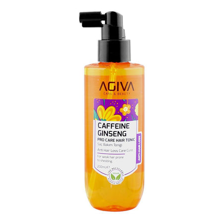 Agiva Care & Beauty Caffeine Ginseng Pro Care Anti Hair Loss Hair Tonic, Niacinamide, For Weak Hair, 200ml - Main Image
