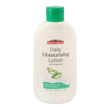 Saeed Ghani Oil Free Hydration Daily Moisturizing Lotion, Aloe Vera, Vitamin E, 200ml Main Image