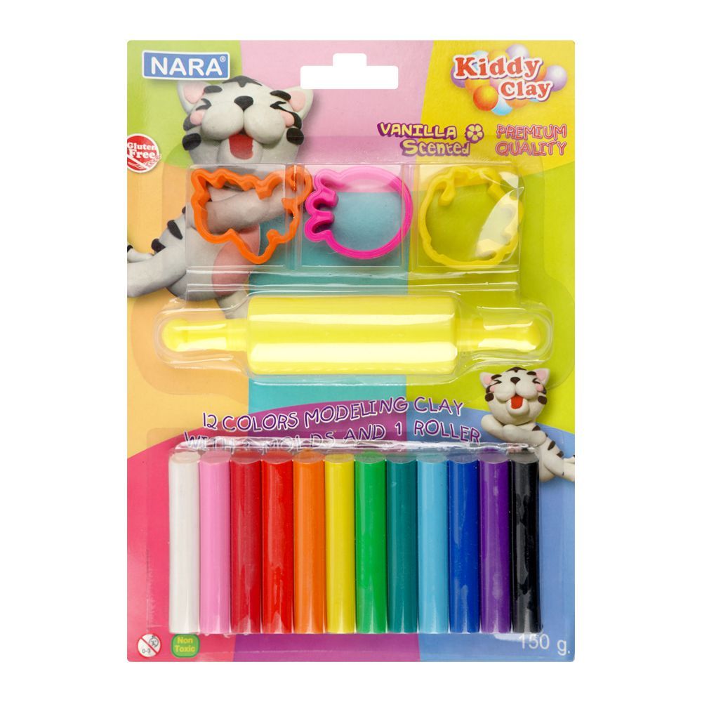 Nara Kiddy Clay, Non-Toxic, St-150-12+3SM/R - Main Image