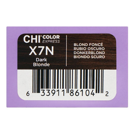 CHI Color Express Permanent Cream Hair Color, Glycerin, Ammonia Free, X7N Dark Blonde, 85g - Image 4
