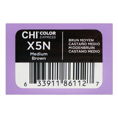 CHI Color Express Permanent Cream Hair Color, Glycerin, Ammonia Free, X5N Medium Brown, 85g - Image 4