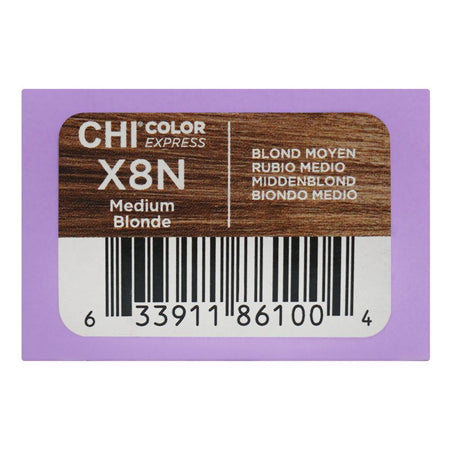 CHI Color Express Permanent Cream Hair Color, Glycerin, Ammonia Free, X8N Medium Blonde, 85g - Image 4