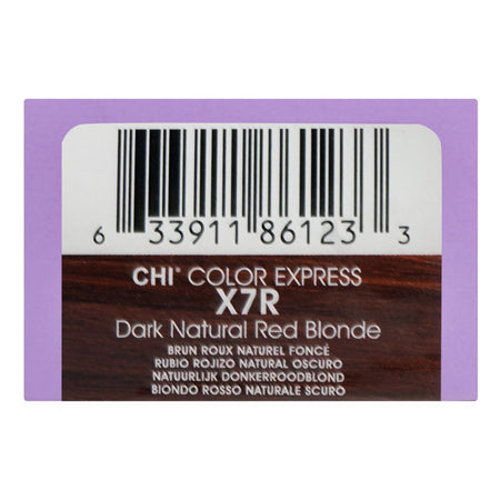 CHI Color Express Permanent Cream Hair Color, Glycerin, Ammonia Free, X7R Dark Natural Red Blonde, 85g - Image 4