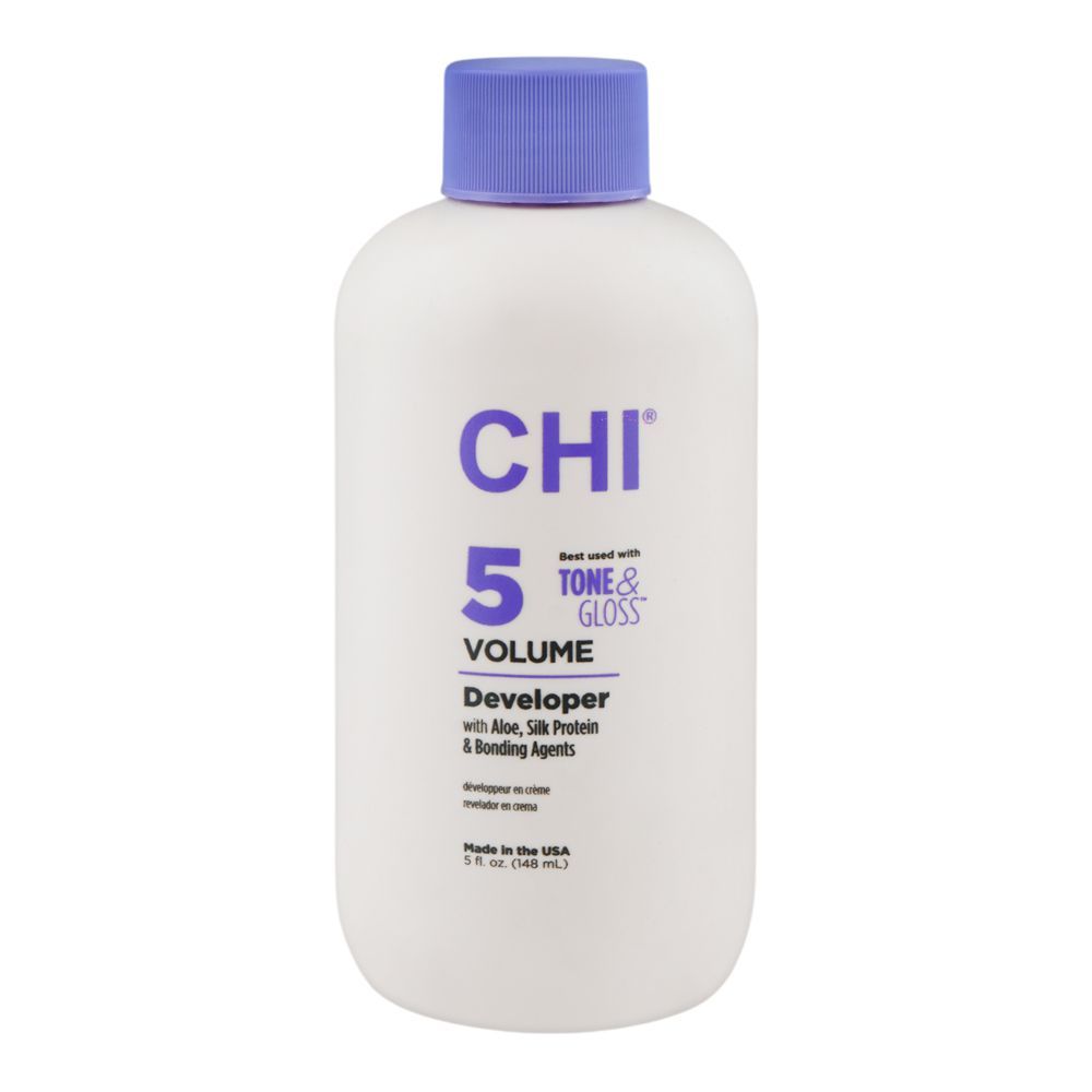 CHI 5 Volume Developer, Aloe Vera, Silk Protein, For Dry & Sensitive Scalps, 148ml - Main Image