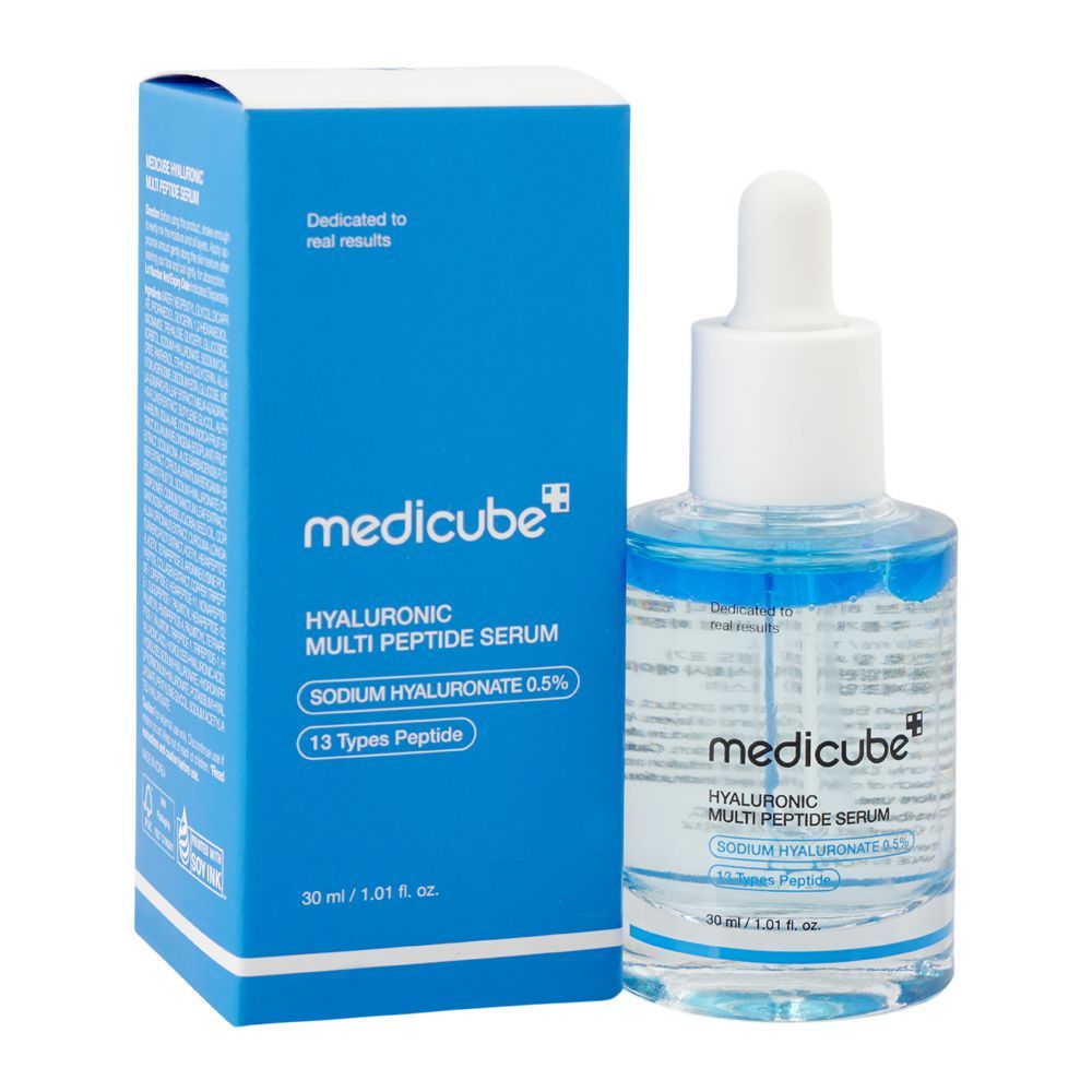 Medicube Hyaluronic Multi Peptide Serum, Hyaluronic Acid, Glycerin, For All Types Of Skin, 30ml - Main Image