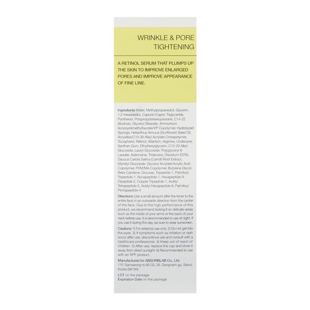 Celimax Retinol Shot Tightening Serum, Retinol, Panthenol, For Radiant Skin, 30ml - Image 2