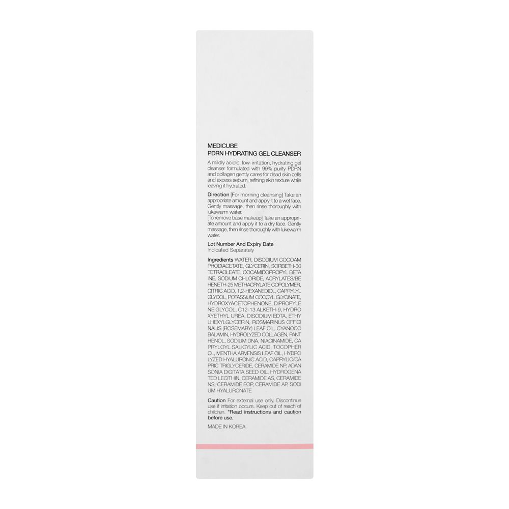 Medicube PDRN Hydrating Gel Cleanser, Salicylic Acid, Hyaluronic Acid, For All Types Of Skin, 200ml - Image 2
