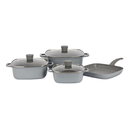 Royalford Granite Coated Die-Cast Square Cookware Set, 7-Pack, RF12487 - Main Image