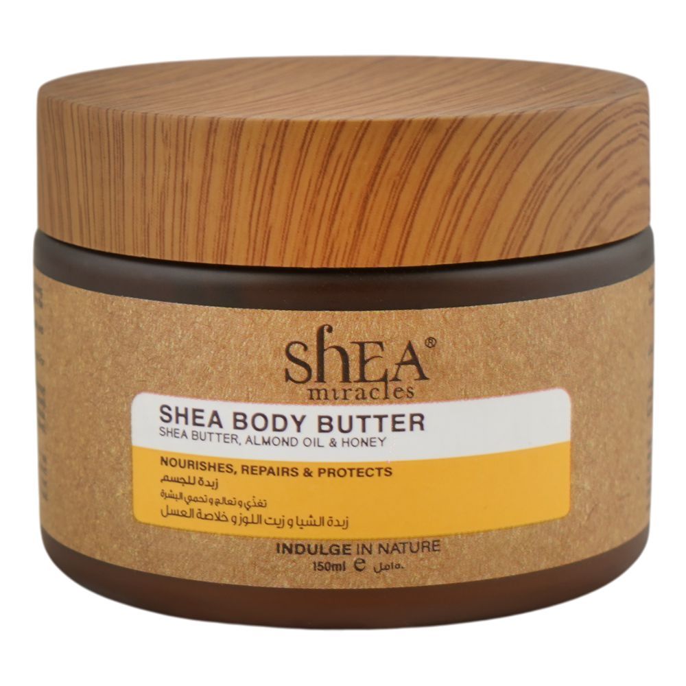 Shea Miracles She Butter, Almond Oil & Honey Body Butter, For Sensitive Skin, 150ml - Main Image