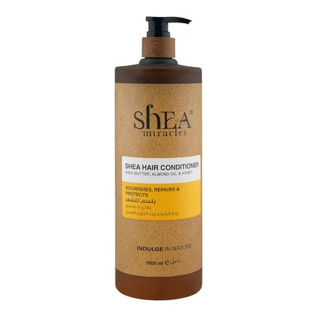 Shea Miracles She Butter, Almond Oil & Honey Shea Hair Conditioner, For Damaged & Dry Hair, 1000ml - Main Image