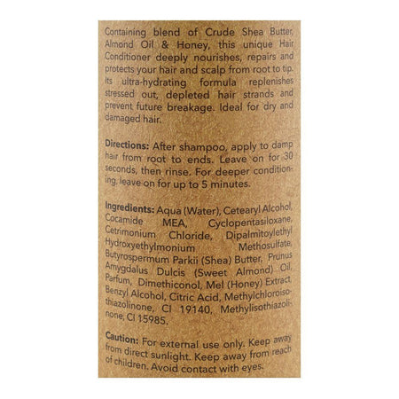 Shea Miracles She Butter, Almond Oil & Honey Shea Hair Conditioner, For Damaged & Dry Hair, 1000ml - Image 4