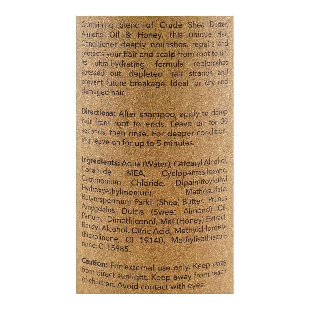 Shea Miracles She Butter, Almond Oil & Honey Shea Hair Conditioner, For Damaged & Dry Hair, 1000ml - Image 4