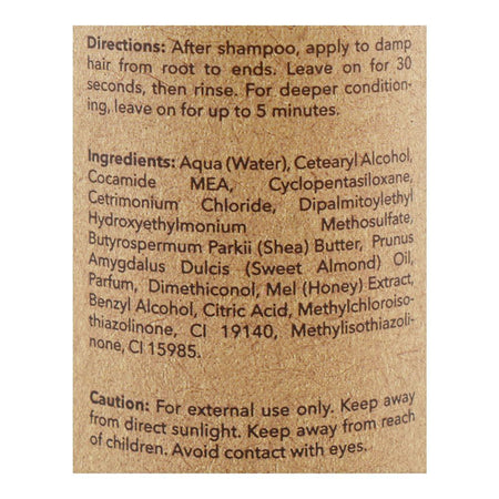 Shea Miracles She Butter, Almond Oil & Honey Shea Hair Conditioner, For Dry & Damaged Hair, 300ml - Image 4