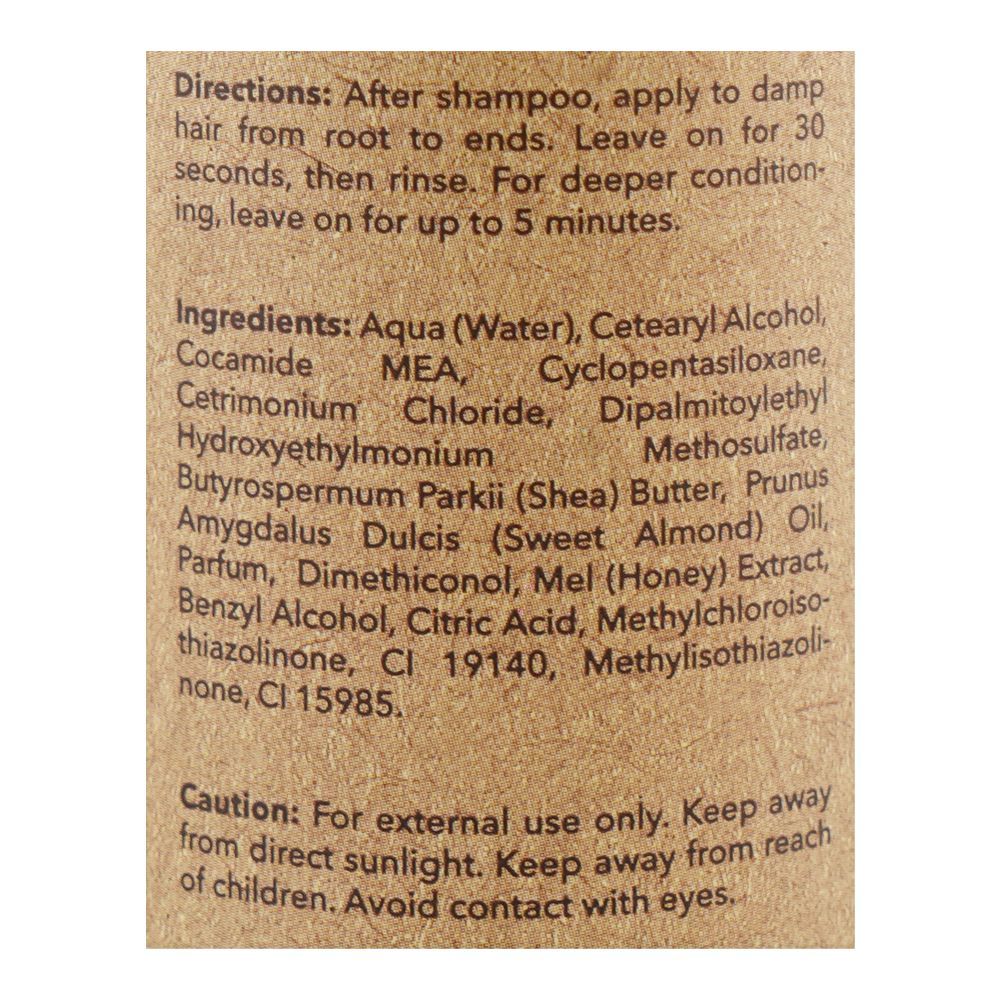 Shea Miracles She Butter, Almond Oil & Honey Shea Hair Conditioner, For Dry & Damaged Hair, 300ml - Image 4