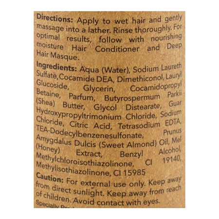 Shea Miracles She Butter, Almond Oil & Honey Shea Hair Shampoo, For Dry & Damaged Hair, 300ml - Image 4