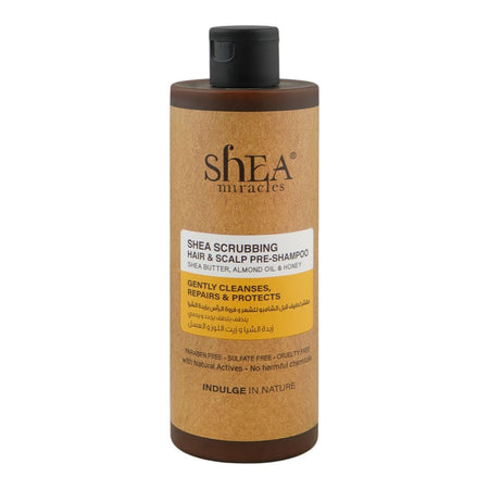 Shea Miracles She Butter, Almond Oil & Honey Shea Scrubbing Hair & Scalp Pre-Shampoo, Paraben & Sulfate Free, For Dry & Damaged Hair, 300ml - Main Image