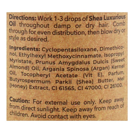 Shea Miracles She Butter Shea Luxurious Oil, For Dry & Damaged Hair, 100ml - Image 4