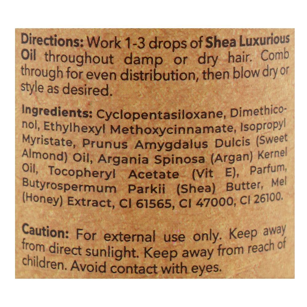 Shea Miracles She Butter Shea Luxurious Oil, For Dry & Damaged Hair, 100ml - Image 4