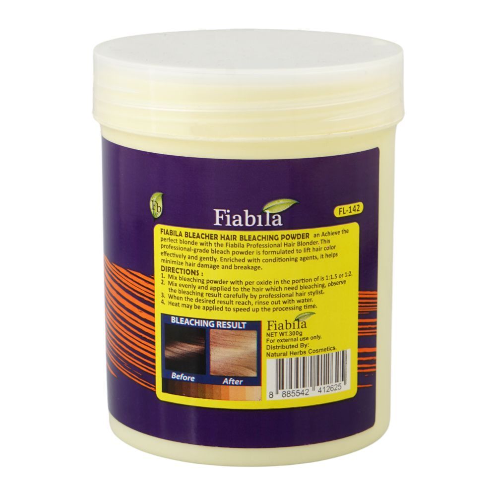 Fiabila Professional Bleacher Hair Bleaching Powder, 300g - Image 2