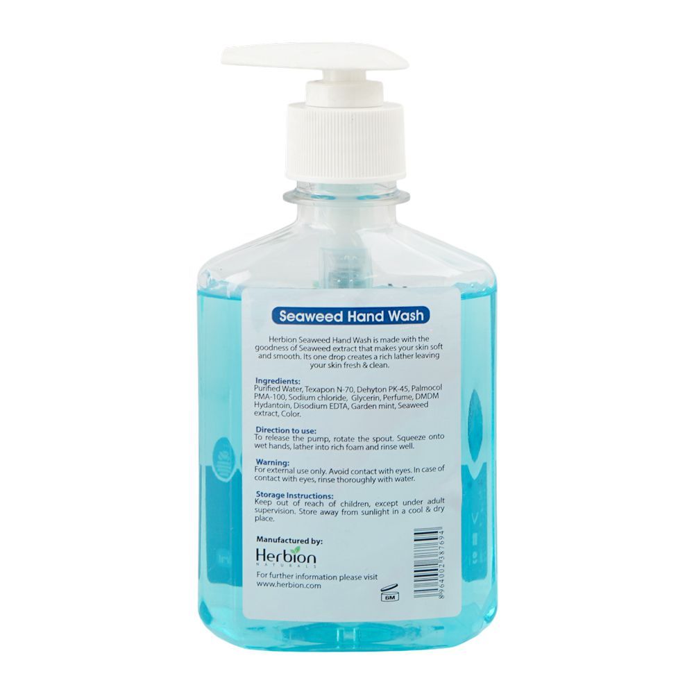 Herbion Naturals With Natural Seaweed Extract Hand Wash, 260ml - Image 2
