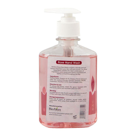 Herbion Naturals With Natural Rose Extract Hand Wash, 260ml - Image 2