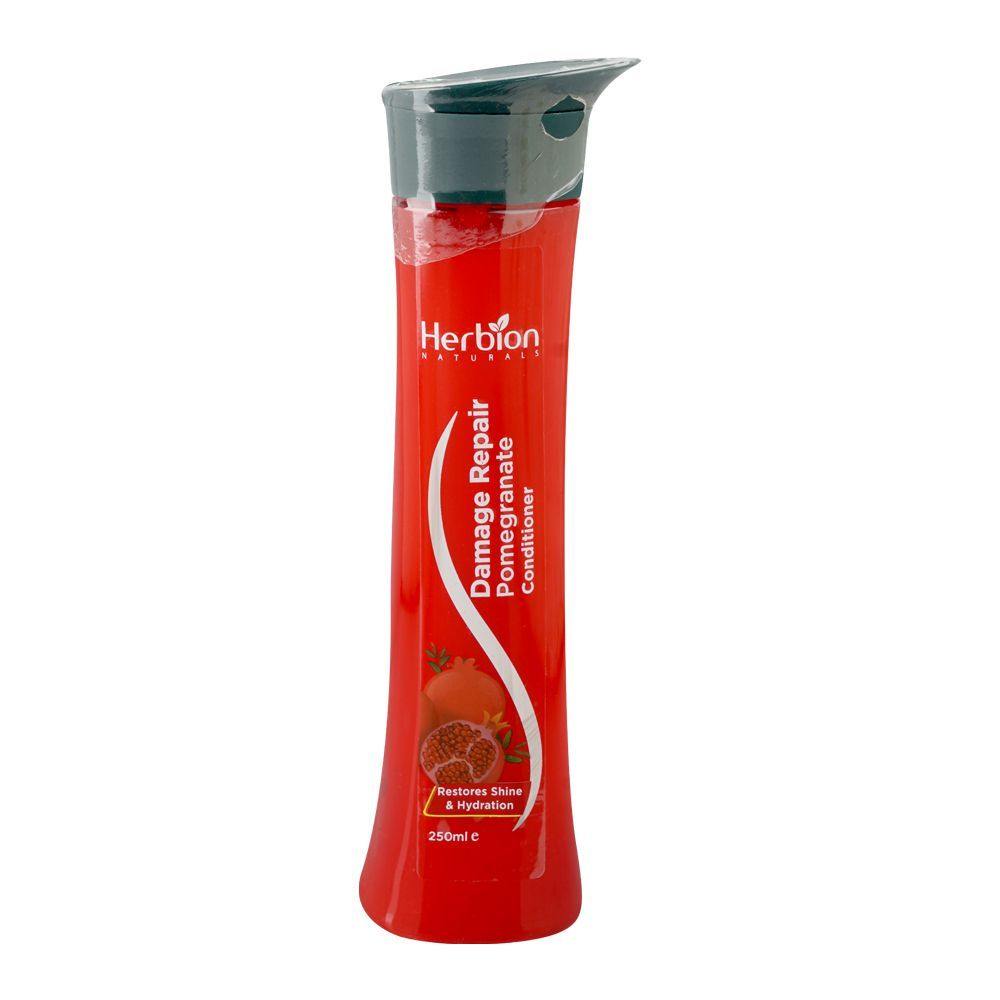Herbion Naturals Damage Repair Pomegranate Conditioner, Glycerin, For Shiny Hair, 230ml - Main Image