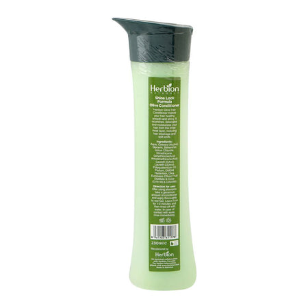 Herbion Naturals Shine Lock Formula Olive Conditioner, Glycerin, For Soft & Shiny Hair, 230ml - Image 2