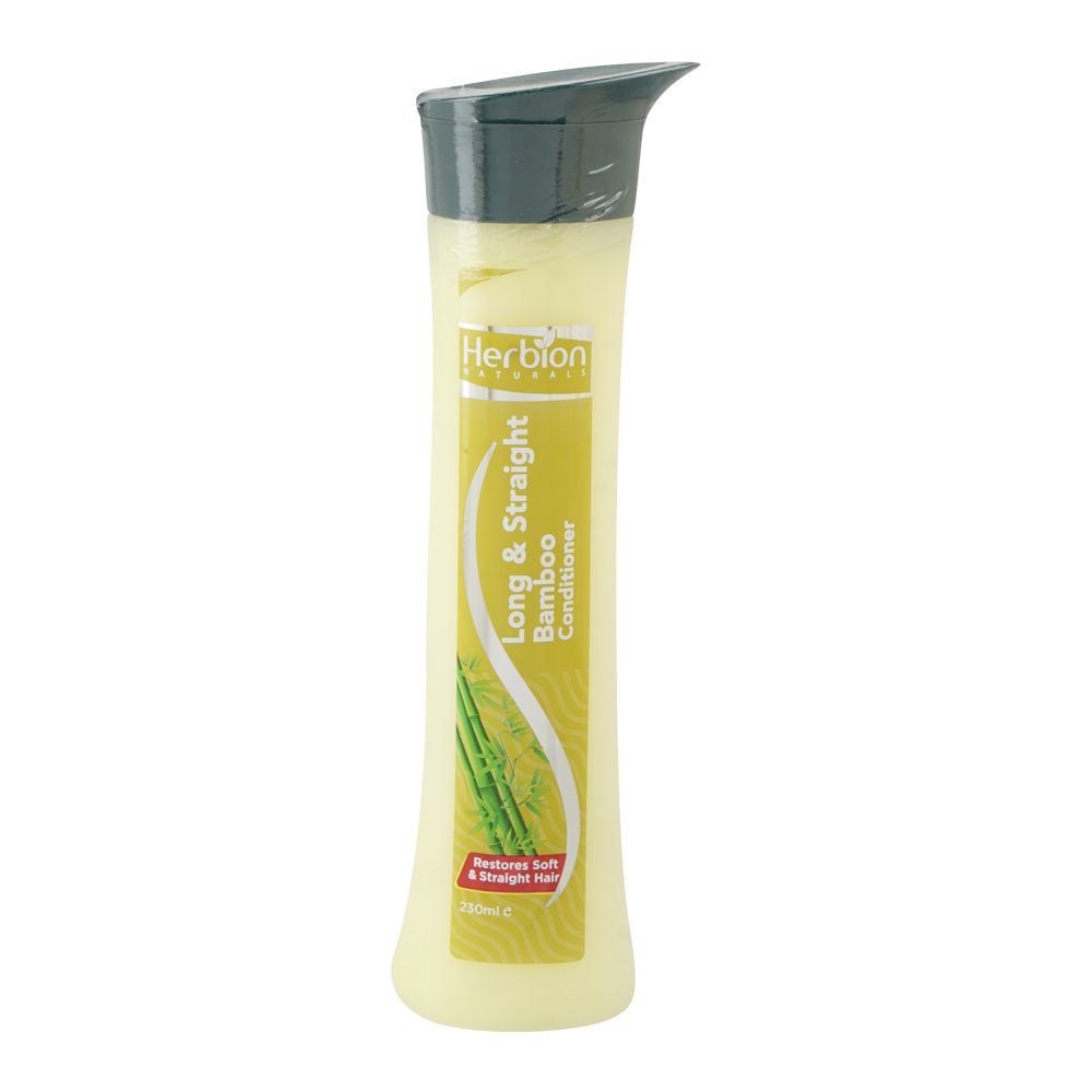 Herbion Naturals Long & Straight Bamboo Conditioner, Glycerin, For Soft & Straight Hair, 230ml - Main Image
