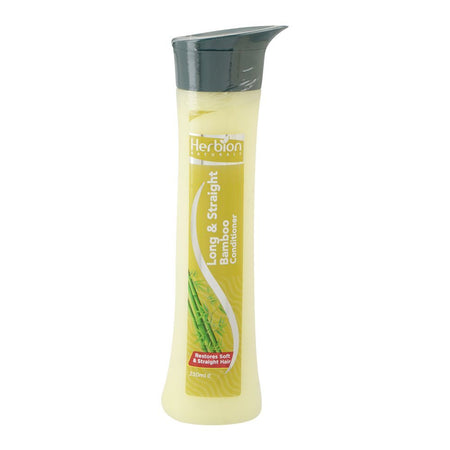 Herbion Naturals Long & Straight Bamboo Conditioner, Glycerin, For Soft & Straight Hair, 230ml - Main Image