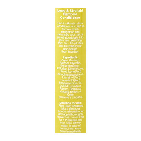 Herbion Naturals Long & Straight Bamboo Conditioner, Glycerin, For Soft & Straight Hair, 230ml - Image 3