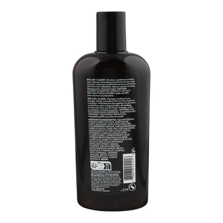 American Crew 3-In-1 Classic Shampoo + Conditioner & Body Wash, For Men, Citric Acid, Salicylic Acid, For All Skin & Hair, 450ml - Image 2