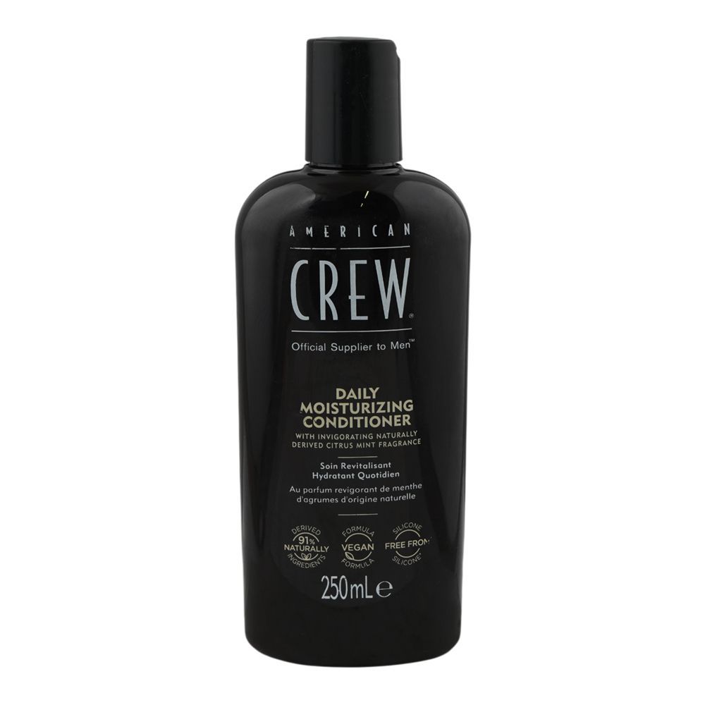 American Crew Citrus Mint Fragrance Daily Moisturizing Shampoo, For Men, Glycerin, Vegan, Silicone Free, For Fine Hair 250ml - Main Image