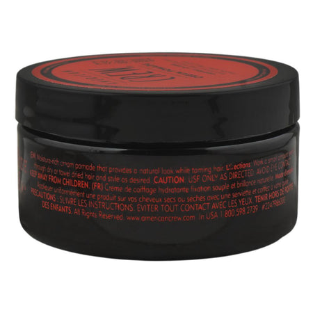 American Crew Light Hold Low Shine Cream Pomade, Stearic Acid, 85g - Image 2