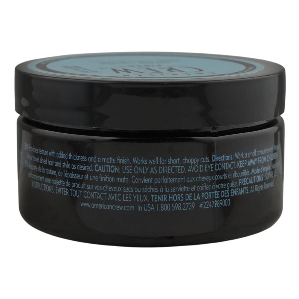 American Crew High Hold Low Shine Fiber, Castor Oil, 85g - Image 2