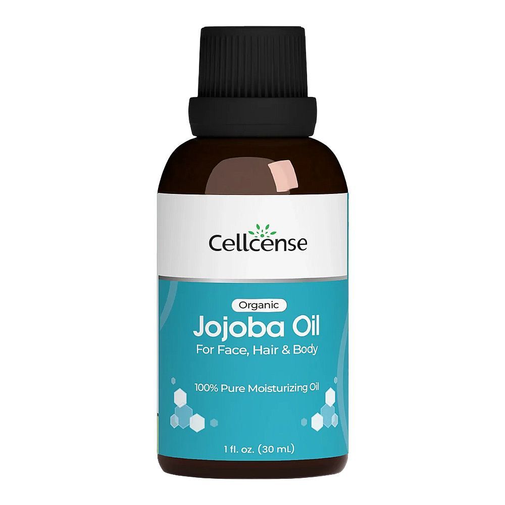 Cellcense Organic Jojoba Oil, For Dry & Rough Skin, 30ml - Main Image