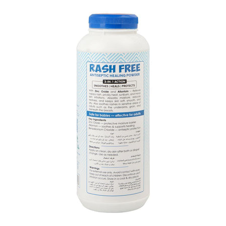 English 3-In-1 Action Rash Free Antiseptic Healing Powder, 110g - Image 2