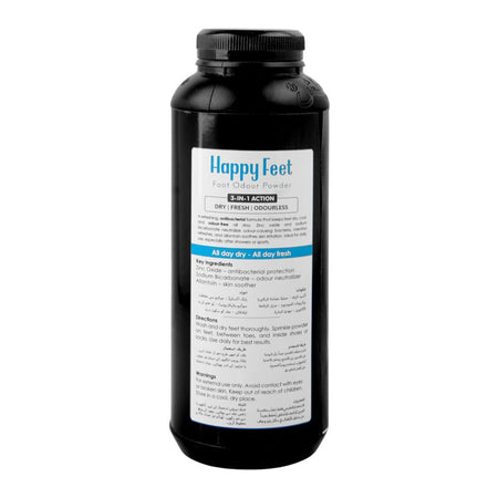 English 3-In-1 Action Happy Feet Foot Odour Powder, 110g - Image 2