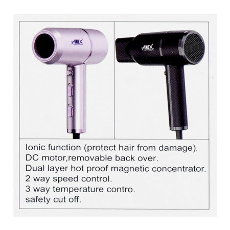 Anex Deluxe Hair Dryer, 2000W, AG-7030 - Image 6