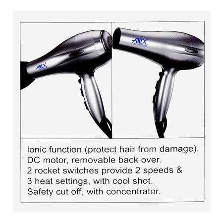 Anex Deluxe Hair Dryer, 2200W, AG-7007 - Image 7