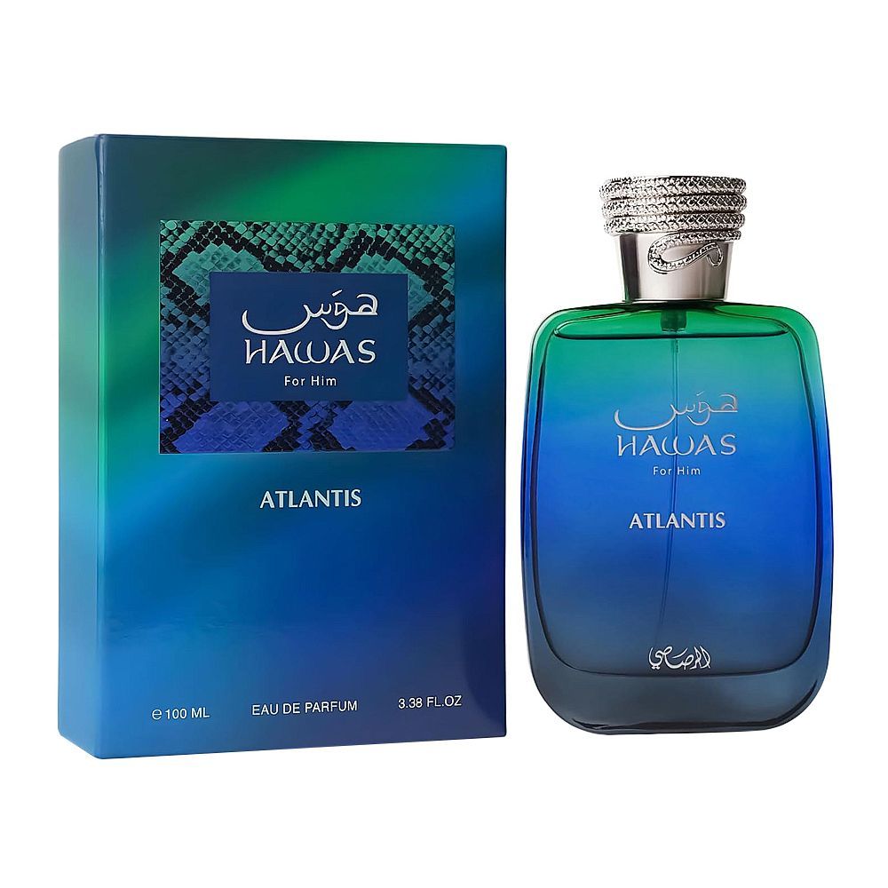 Rasasi Hawas Atlantis For Him, Eau De Parfum, For Men, 100ml - Main Image