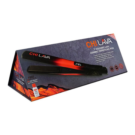 CHI Lava Volcanic Lava Ceramic Hair Styling Iron, 1-Inch, GF8215EU - Image 2
