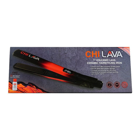 CHI Lava Volcanic Lava Ceramic Hair Styling Iron, 1-Inch, GF8215EU - Image 3