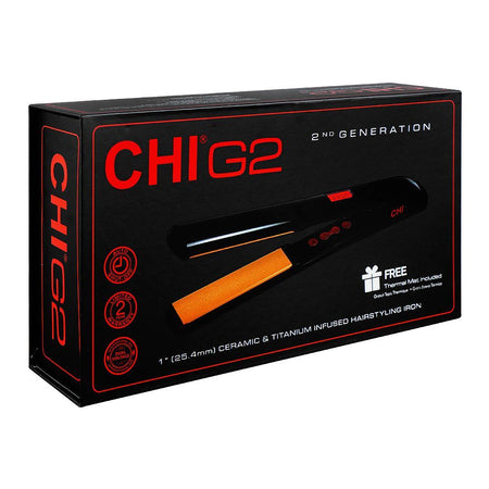 CHI G2 Ceramic & Titanium Infused Hair Styling Iron, 1-Inch, GF1595AEU - Image 2