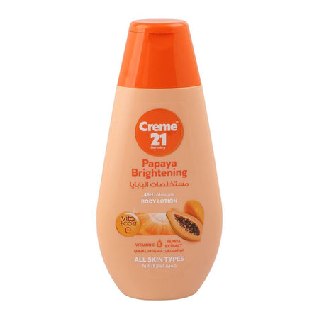 Creme 21 Papaya Brightening Body Lotion, Vitamin E, For All Types Of Skin, 250ml - Main Image