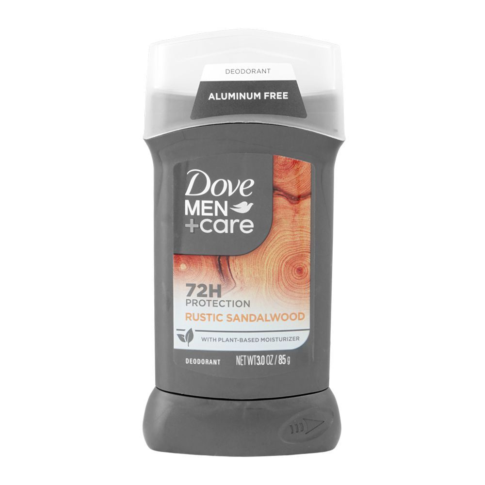 Dove Men+ Care Rustic Sandalwood 72H Deodorant Stick, Paraben & Aluminium Free, 85g - Main Image