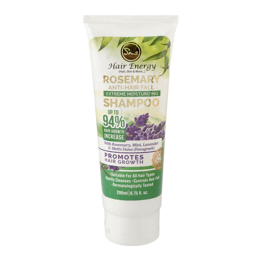 Hair Energy Rosemary Anti-Hair Fall Exteme Moisturizing Shampoo, For All Types Of Hair, 200ml - Main Image