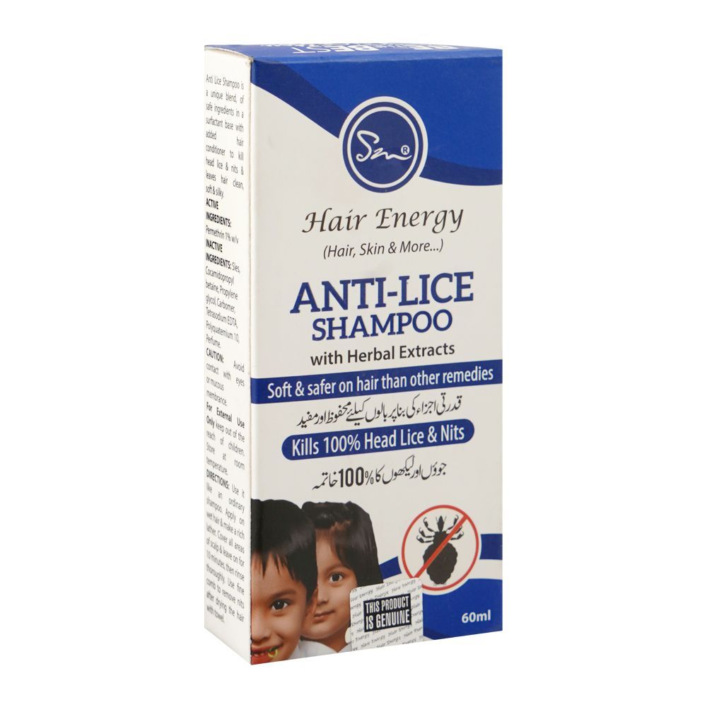 Hair Energy Herbal Extract Anti-Lice Shampoo, 60ml - Main Image