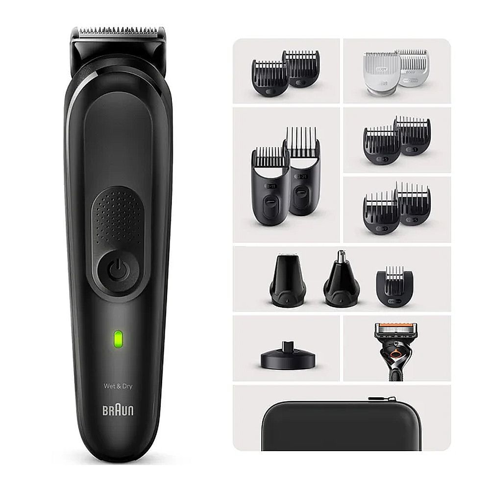 Braun Series 7 All-In-One 17-In-1 Style Kit, 100 Minutes Run Time, Black, MGK-7491 - Main Image