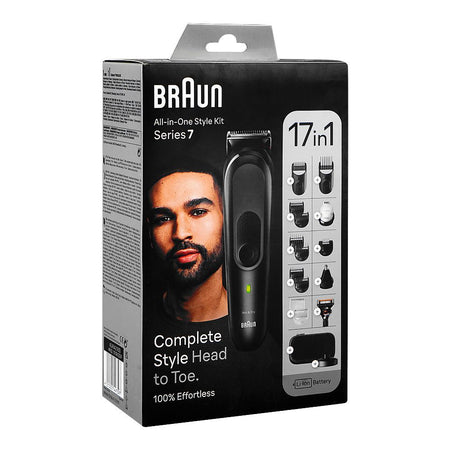 Braun Series 7 All-In-One 17-In-1 Style Kit, 100 Minutes Run Time, Black, MGK-7491 - Image 2