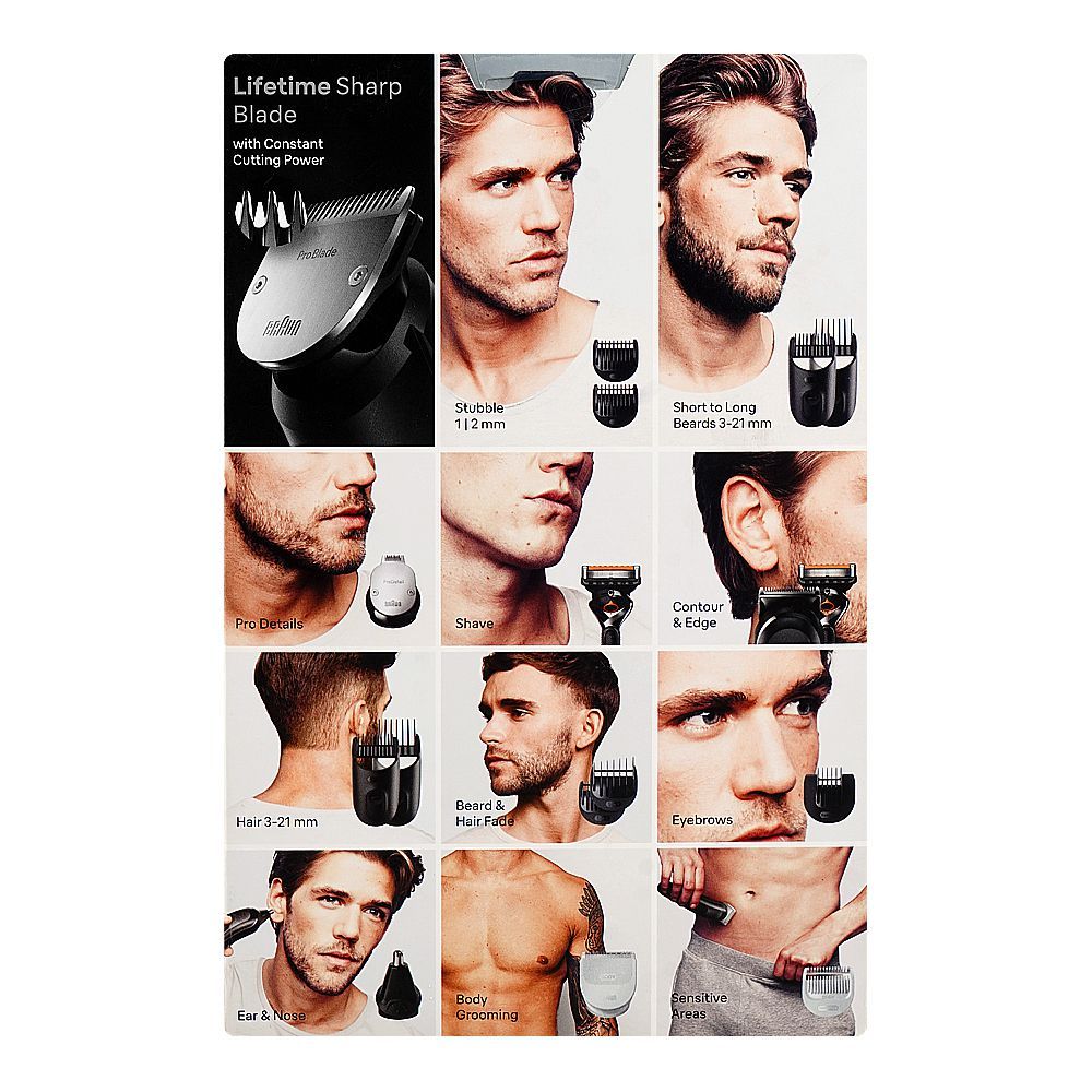 Braun Series 7 All-In-One 17-In-1 Style Kit, 100 Minutes Run Time, Black, MGK-7491 - Image 3